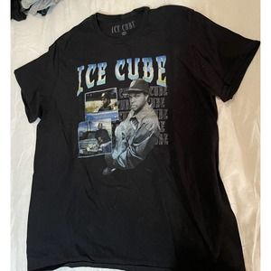 Vintage Style Ice Cube Rap Tee Size XL Faded Distressed Hip Hop Was A Good Day